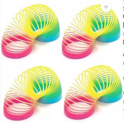 RAGVEE MAGIC SPRING RENBOW PACK OF 4 GAG TOY Gag Toy