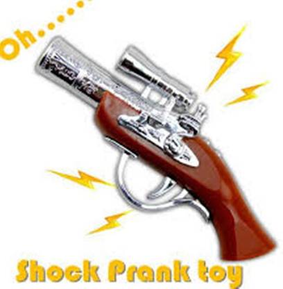 MADDYGROUP Shocking Prank Antique Gun|3 in 1-Shocking,Torch & Laser|Prank Shock Gag Toy Shocking Antique Gun Gag Toy