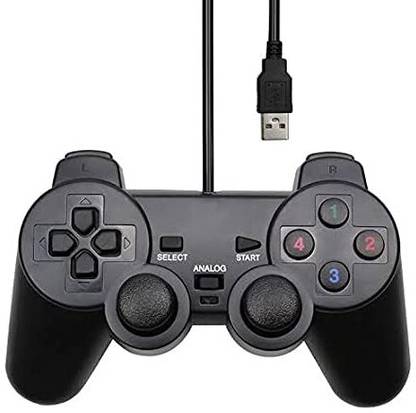 DEVBHOOMI DB-Enter New Usb Game Pad With Vibration Desktop Mouse E-Gpv (Black)  Gamepad
