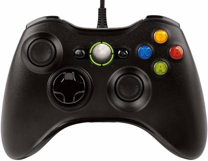 gamenophobia Xbox 360 Wired Black Controller for PC and Microsoft Xbox 360 Console USB  Gamepad