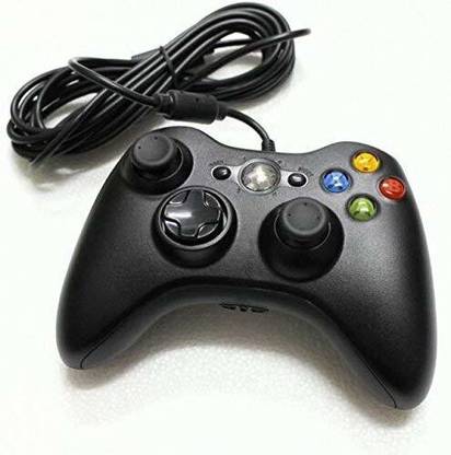 gamenophobia Xbox 360 Wired Black Controller for PC and Microsoft Xbox 360 Console USB  Gamepad