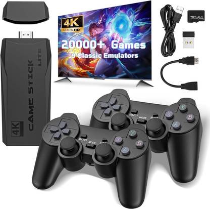 corosell Retro Game Stick Pro 2025 Upgrade – 20,000+Built Games | 4K HDMI TV Output Wi-fi  Gamepad