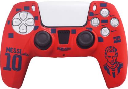 HICLE Silicone Protective Cover for PS5 Controller Anti-Slip Soft Grip Football Design  Gamepad