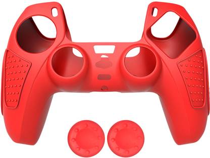 HICLE Cover for PS5 Controller with Anti Slip Grip & 2 Thumb Grip Soft Protective case  Gamepad