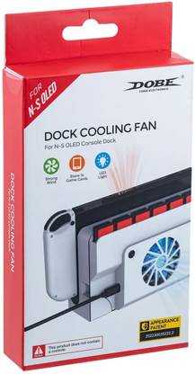 HG WORLD Dobe Dock Cooling Fan For Nintendo Switch Oled Console Heat Dissipation Fan Base USB  Gamepad