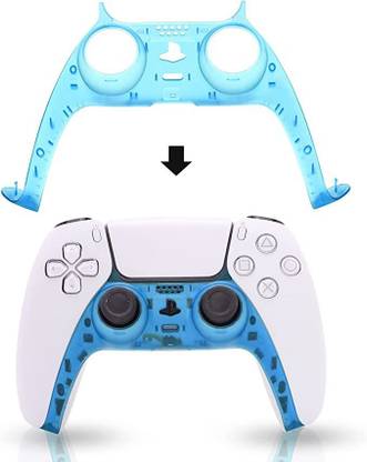 D & Y PS5 Controller Face Plate clear Blue, PS5 Controller Plate Cover  Gamepad