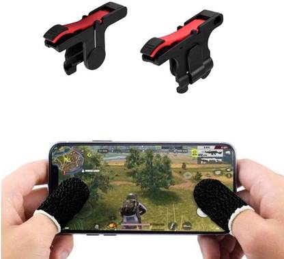 Techobucks 1 Pair PUBG Controller Mobile Trigger For all smartphone Gaming Accessory Kit  Gamepad