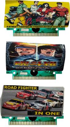 COUNTACH 8 Bit TV Video Game Cassettes Like MUSTAFA, NEW CONTRA, ROAD FIGHTER  Gaming Accessory Kit