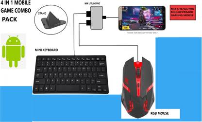 Sonee 4 IN 1 MOBILE GAME COMBO FOR ANDROID PHONE GAMING ACCESSORY KIT  Gaming Accessory Kit