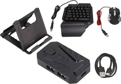 VK MART Mobile Gamepad Controller, One Handed Gaming Keyboard Mouse Converter mix pro  Gaming Accessory Kit