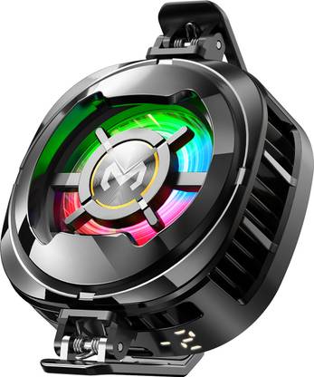 Elixora IceCore Gaming Phone Cooler , Dynamic RGB Lights - Magnetic Mobile Cooler  Gaming Accessory Kit