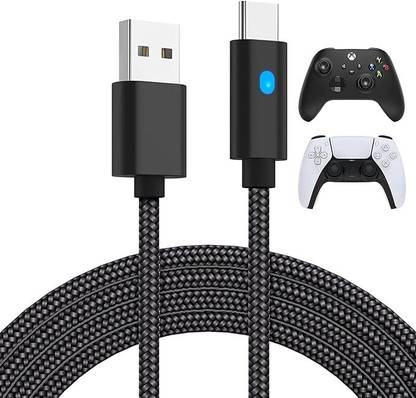 gamseria PS5 Controller Charging Cable USB Type C Cable 3 Meter 3 M/10  Gaming Accessory Kit