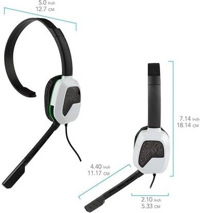 gamseria Xbox One Afterglow LVL 1 Chat Headset, White  Gaming Accessory Kit