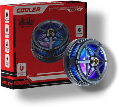 purvish 57X All Smart Mobile Cooling Fan Radiator Magnetic Series with Adhesive Plate  Gaming Accessory Kit