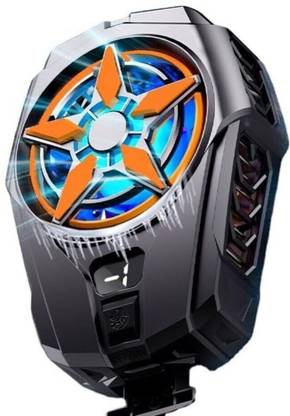 SKOON Mobile Cooling Fan for Gaming Fit All Types Smartphone Radiator with LED Display 1 Fan Ergonomic Cooling Pad with Adjustable Height