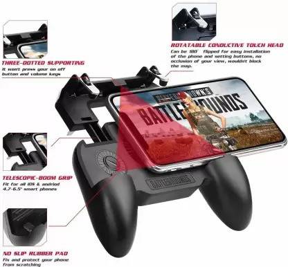 SARA PUBG Mobile Controller - Mobile Game Controller for BGMI Gamepad  Gaming Accessory Kit