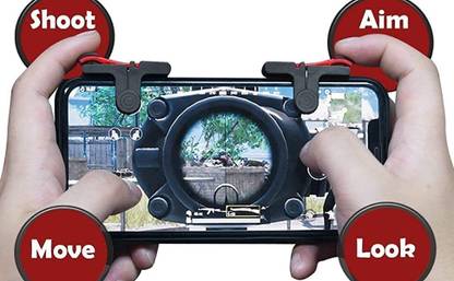 mrzoom PUBG Mobile Trigger Controller Gamepad Gaming Triggers  Gaming Accessory Kit