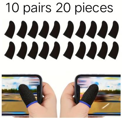 shine jewelers Finger Sleeve For PUBG an FREE FIRE Mobile Gaming 20 pieces (10 pairs)  Gaming Accessory Kit