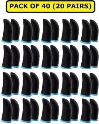 MasterShip 1 Pair Universal Size Set of 12 Mobile Gaming PUBG Finger Sleeves for Free Fire Playing Finger Sleeve  Gaming Accessory Kit