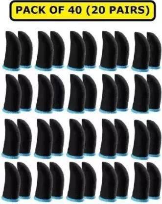 MasterShip 1 Pair Universal Size Set of 12 Mobile Gaming PUBG Finger Sleeves for Free Fire Playing Finger Sleeve  Gaming Accessory Kit
