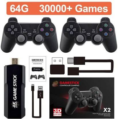 GR Kant GD10 retro Game Stick Video Game Mini 4K HD Gaming Console 30000 Classic Games  Gaming Accessory Kit