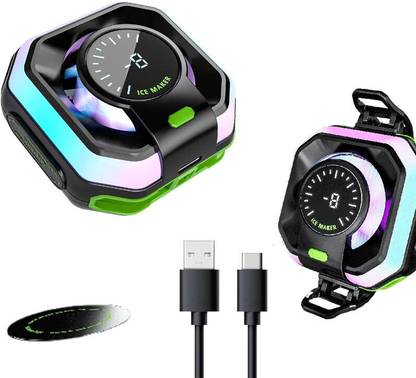 Cubonic HK-5 Pro Magnetic/Detachable Grip Phone Cooler Fun for Gaming / iOS/Android  Gaming Accessory Kit