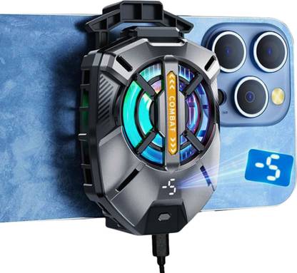 Elevea Universal Digital Display 3-Speed Adjustable Phone Cooler - 15 Years Warranty  Gaming Accessory Kit