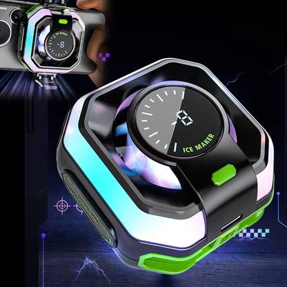 MOBIZAC JS86 Phone Heating Cooling Radiator Cooler Fan for Android Mobile iPhone Ergonomic Cooling Pad