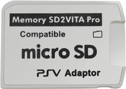 TCOS Tech SD2Vita 5.0 Memory Card Adapter for PS Vita 1000/2000 Micro SD Adapter SD2VITA  Gaming Accessory Kit