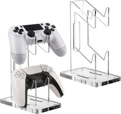 OOPZ Dual game pad Controller Holder Suitable for Xbox PS4 PS5 PC (Crystal Clear)  Gaming Accessory Kit