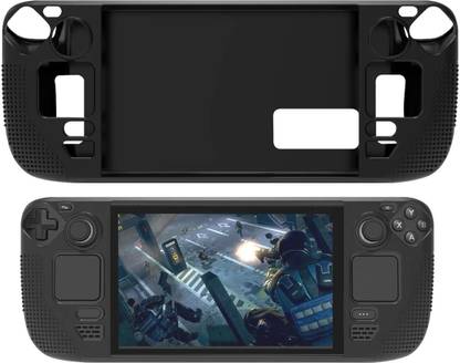 TMG Steam Deck Protective Case,Full Protection Silicone Cover  Gaming Accessory Kit