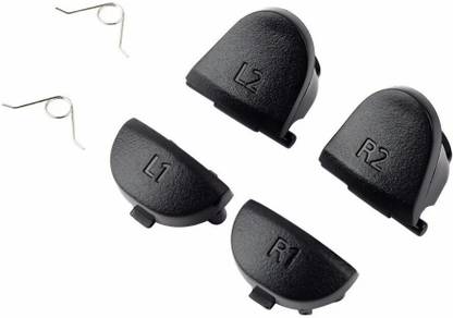 Tech Aura L1 L2 + R1 R2 Trigger Buttons Springs Replacement Parts for PS4 Controller V1 for JDM 001/011/020 Model  Gaming Accessory Kit