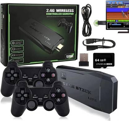 g traders TV Video Game Console Stick 2.4g Wireless Gamepad Controller .  Gaming Accessory Kit