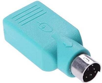 RuhZa PS2 to USB Adapter, PS/2 Male to USB 2.0 Female Converter USB to PS/2 Converter USB Hub