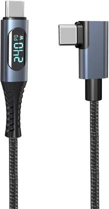 Etzin 240W USB 4.0 PD Type C Cable with LED Display for Thunderbolt 4, 8K@60Hz 40Gbps Gaming Adapter