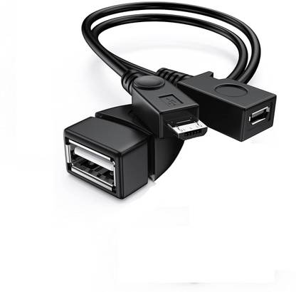 ZENIFY Micro USB y Splitter OTG fire Stick Cable 2 in 1 OTG Cable for Amazon fire Stick Gaming Adapter