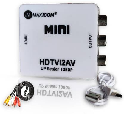 Avconverter AV TO HDMI Convertor Gaming Adapter