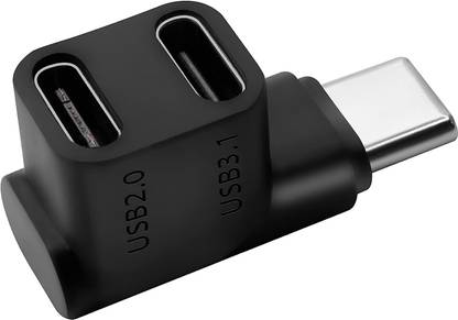 Tobo USB C Splitter Adapter,Type-C to 2 USB 3.1 USB C PD100W Charging TD-1110TC Gaming Adapter