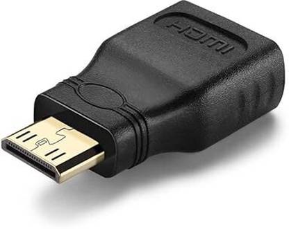 ZENIFY Mini HDMI Adapter, HDMI Female to Mini HDMI Male Connector Gaming Adapter