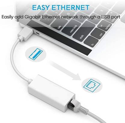 OG X NEXSA Ethernet Adapter USB to RJ45 Ethernet LAN Adapter, Hi-Speed Dongle Gaming Adapter