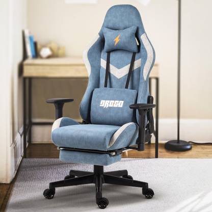 Drogo Multi-Purpose Ergonomic Gaming Chair with Adjustable Seat, Head & USB Massager Gaming Chair