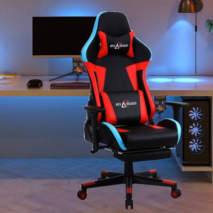 SAVYA Thunder Ergonomic Gaming Chair| Adjustable Lumbar Support & Headrest, 3D armrest Gaming Chair