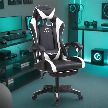 SAVYA HOME Snipe Gaming Chair with Retractable Footrest| 135° High Back Recliner| Ergonomic Gaming Chair