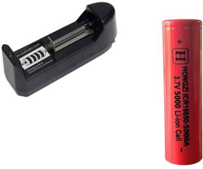UT 18650 Single Battery 5000mAh with Charger Lithium Solar Battery