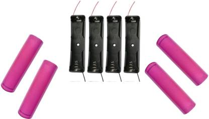 SIYAPRINTS 18650 4 Single Battery Holder Case With 4X2200mAH battery Game Battery