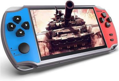 TECHZONE X7 Video game CAR RACING SPORTS game with inbuild Speaker 8 GB with TEKKEN 3_02 8 GB with Arcade Games FC Games NES Games