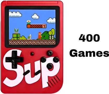 Zenex store SUP GAME 400 in 1 Retro Game Console Handheld Video Game with TV output Mario 8 GB with 1 x Retro FC game console, 1 x User manual, 1 x AV Cable, 1 x USB Cable