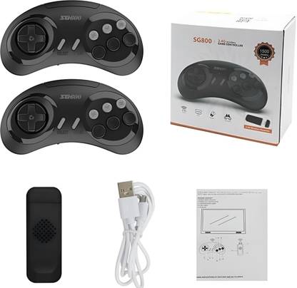 HG WORLD Retro Super Mini U Box 16Bit Game Stick Classic TV Video Games Gaming Console NA GB with Super Contra & Many More Games, Portable Pocket Console