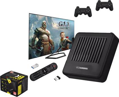 PTCMart 4k G11 Super HD Game Box 10,000+ Retro Games with 9.0 Android System TV Box 64 GB with 10,000+ Games with GTA game