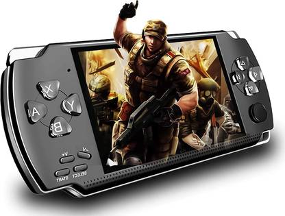 Gameson PSP Built-in Games MP4 Player Tv Out Portable Game Console With 10000 4 GB with Mario, Contra, Mustafa, Tekken 3, etc.